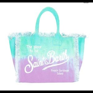 [mc2 Saint Barths] BNWT tie dye Canvas beach tote